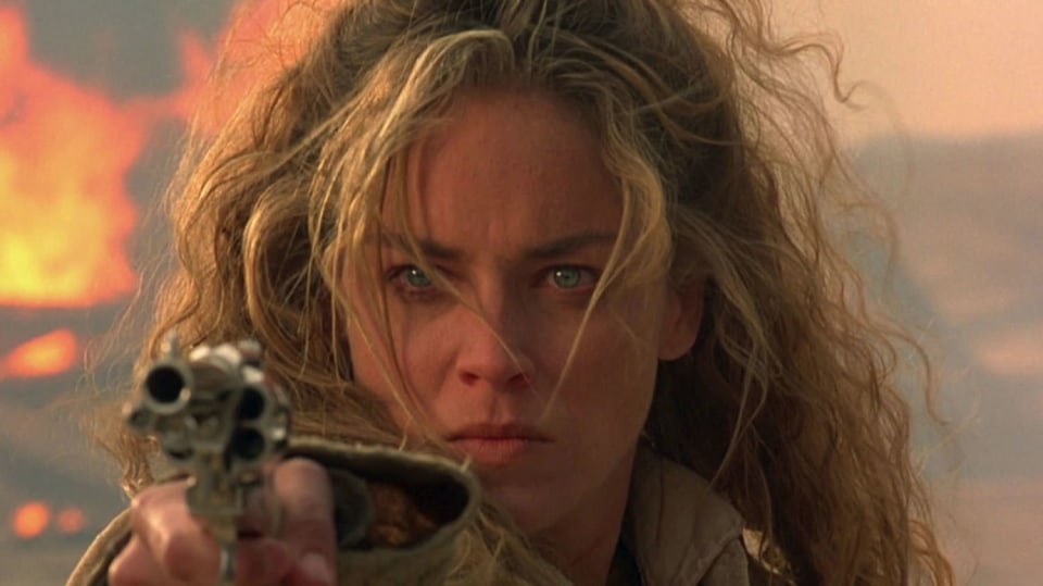 Sharon Stone je Rychlejší než smrt.